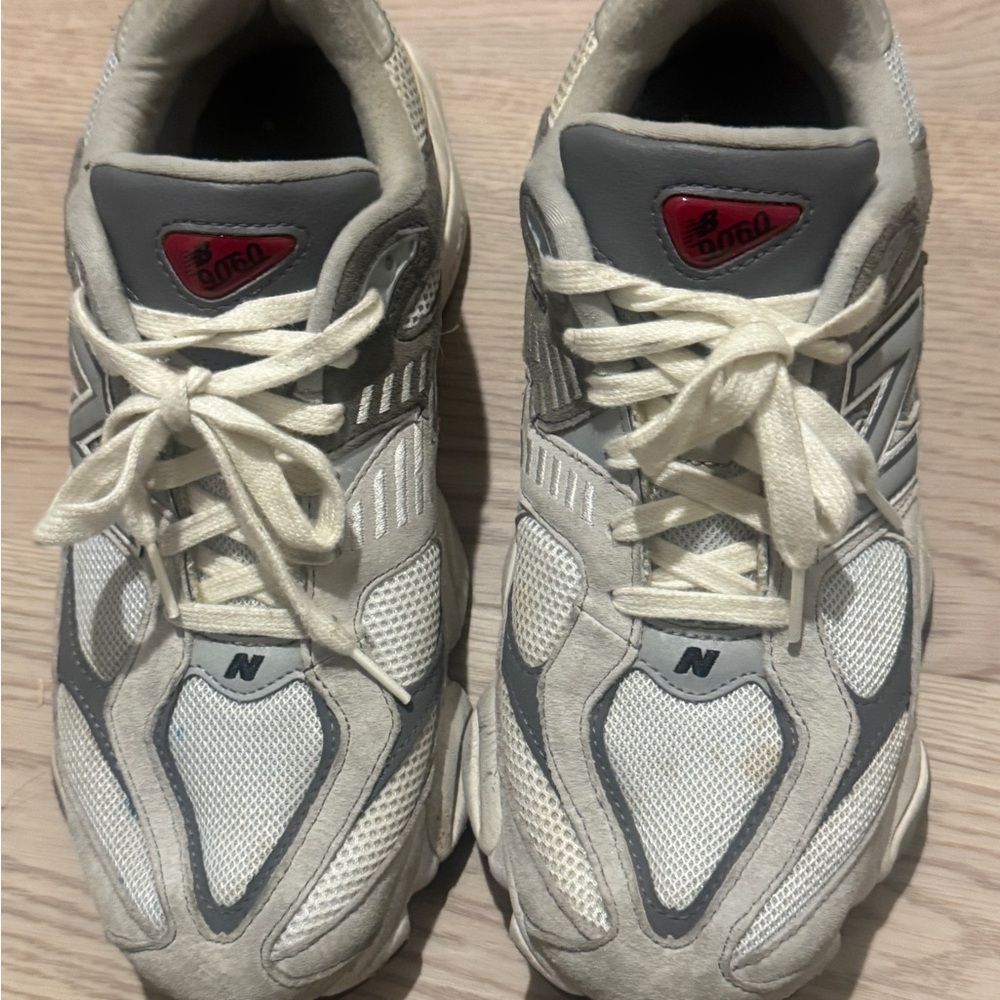 Gray and White New balance- Athletic Sneakers